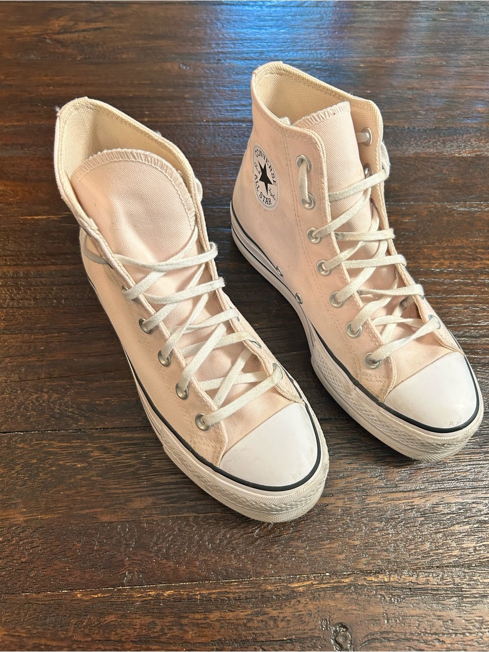 Converse Chuck Taylor All Star Lift Platform Sneaker- Light Pink - Picture 2 of 10